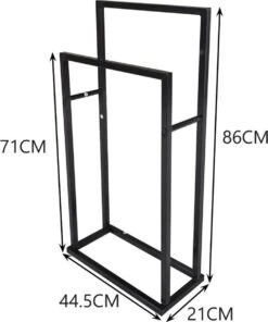 Handdoekrek Staand - Handdoek Houder - Badkamerrek - RVS - Hoogwaardige Kwaliteit -Badkamer Product Winkel 1000x1200