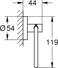 GROHE Essentials Toiletrolhouder - Zonder Klep - Chroom - 40689001 -Badkamer Product Winkel 1015x1200