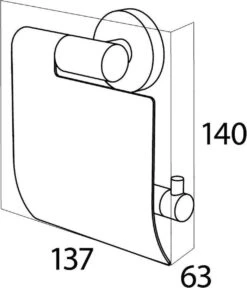 Tiger Boston - Toiletrolhouder Met Klep - RVS Geborsteld 12 Tiger Boston - Toiletrolhouder Met Klep - RVS Geborsteld -Badkamer Product Winkel 1028x1200