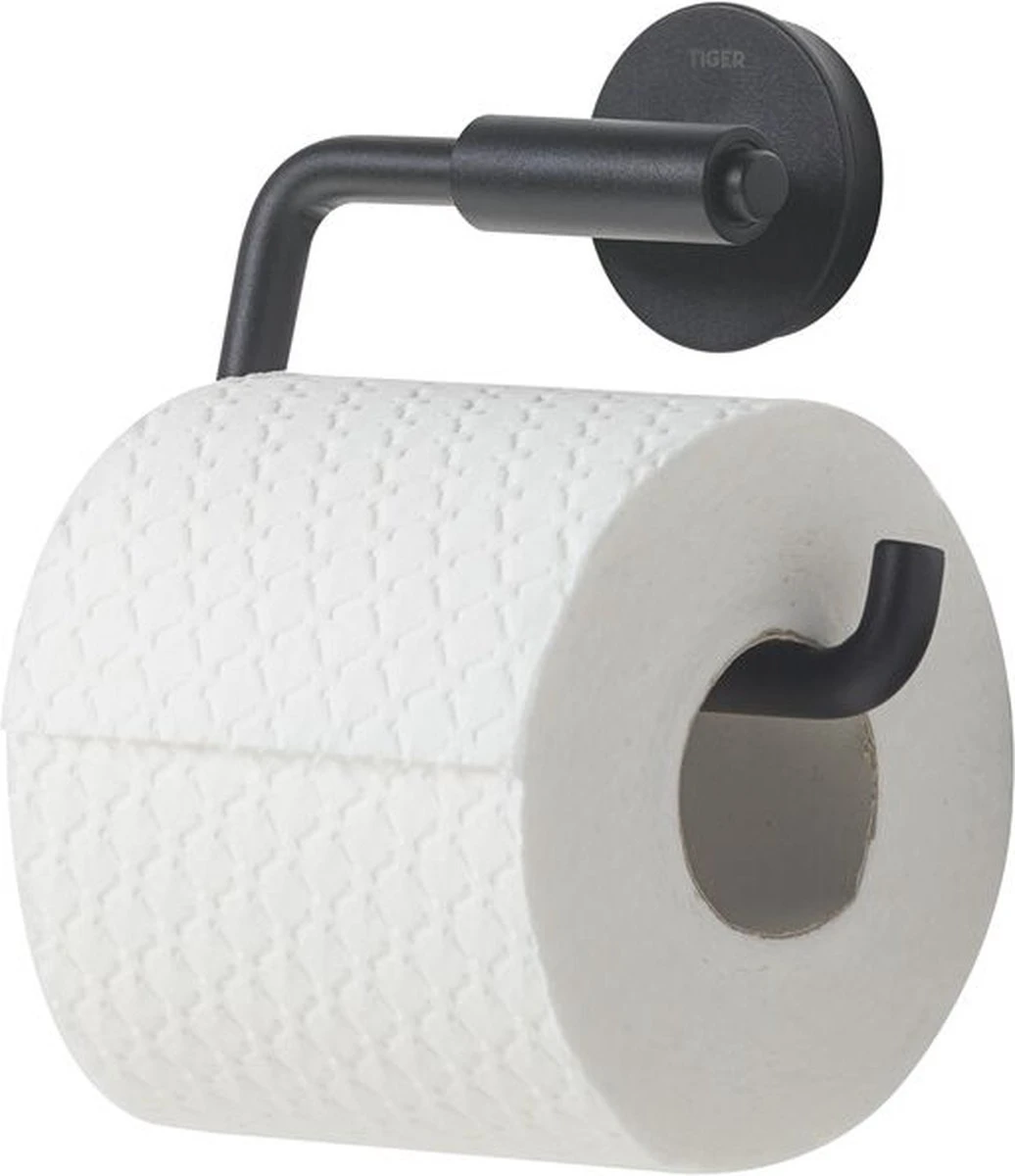 Tiger Urban - Toiletrolhouder Zonder Klep - Zwart 3 Tiger Urban - Toiletrolhouder Zonder Klep - Zwart