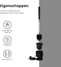 L'Sanc TB362 Plus - WC Borstel - Toiletborstel Met Houder - Zwart -Badkamer Product Winkel 1093x1200 1