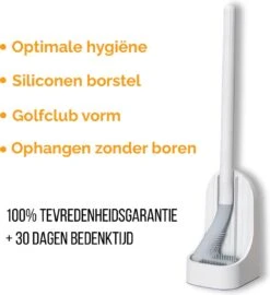 Bradey Toiletborstel Siliconen - WC Borstel Met Houder - Optimale Hygiëne - Golfclub-vorm - Komt In Alle Hoeken -Badkamer Product Winkel 1096x1200 1