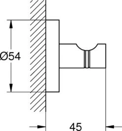GROHE Essentials Badjashaak - Handdoekhaak - Metaal - Chroom - 40364001 -Badkamer Product Winkel 1110x1200 2