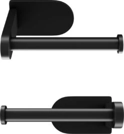 Nevana Toiletrolhouder - WC Rolhouder - Toiletpapier - Papier Rol Houder - Zelfklevend - Zonder Boren - Zwart - RVS 18 Nevana Toiletrolhouder - WC Rolhouder - Toiletpapier - Papier Rol Houder - Zelfklevend - Zonder Boren - Zwart - RVS -Badkamer Product Winkel 1120x1200