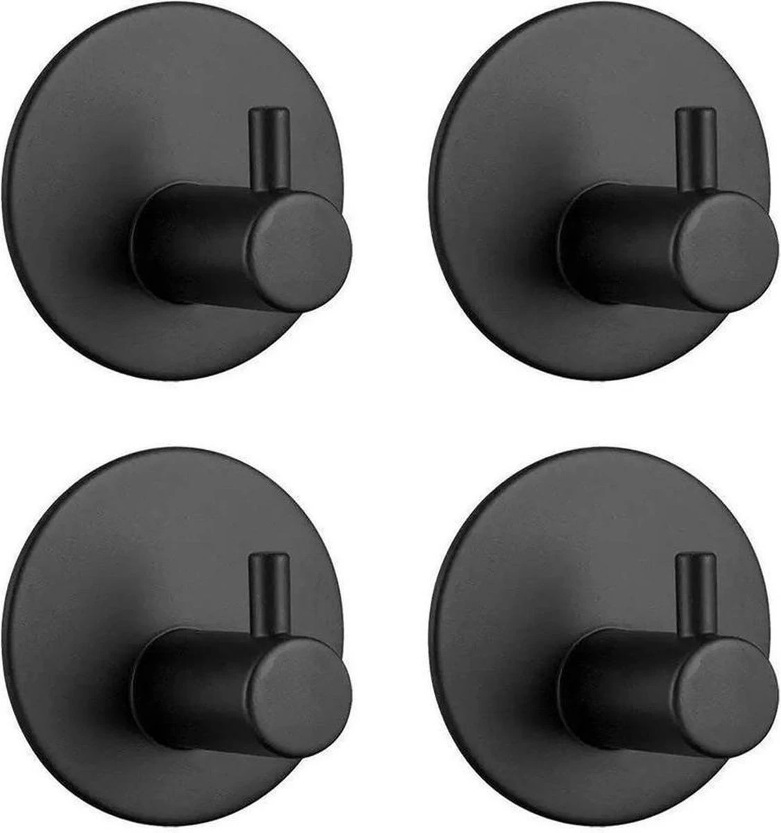Trendfield Handdoekhaakjes Zelfklevend Rond - 4 Zwarte Handdoek Haakjes - Ronde Handdoekhaak - Zwart 9 Trendfield Handdoekhaakjes Zelfklevend Rond - 4 Zwarte Handdoek Haakjes - Ronde Handdoekhaak - Zwart - Afbeelding 7