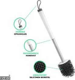 Toiletborstel Siliconen Met Houder - Sneldrogend, Hygiënisch & Antibacteriële Werking - WC Borstel - Toilet Borstel Houder (EXTRA SILICONE BORSTEL GRATIS) -Badkamer Product Winkel 1132x1200 2