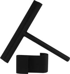 Merkloos Douchewisser Zwart Met Ophangsysteem Luxe –Trekker Douche - Siliconen -Badkamer Product Winkel 1136x1200 1