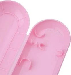 Elektrische Tandenborstel Opbergdoos Universeel - Reis Etui - Bescherm Koker - Roze - 1 Stuks -Badkamer Product Winkel 1141x1200