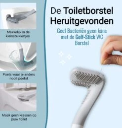 Mmoods Siliconen Golf Toiletborstel – WC Borstel Met Houder – Flexibele Siliconen WC Borstel – Antibacterieel – Hygiënisch – Wit -Badkamer Product Winkel 1148x1200 3