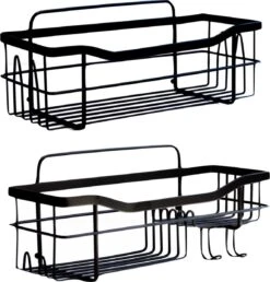 STRICX Doucherek 2 Laags Zwart - Zelfklevend Doucherek Inclusief 3 Ophanghaakjes - Doucherek Voor Badkamer / Keuken - Doucherek Met Plakstrip - Keukenrek Met Plakstrip - Badrek Douche - Kruidenrek Specerijen - Badkamerrek Douchemandje 20 STRICX Doucherek 2 Laags Zwart - Zelfklevend Doucherek Inclusief 3 Ophanghaakjes - Doucherek Voor Badkamer / Keuken - Doucherek Met Plakstrip - Keukenrek Met Plakstrip - Badrek Douche - Kruidenrek Specerijen - Badkamerrek Douchemandje -Badkamer Product Winkel 1150x1200 5