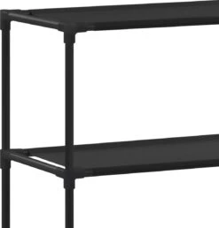 VidaXL Opbergrek Voor Boven Wasmachine 3-laags 69x28x169 Cm Zwart -Badkamer Product Winkel 1151x1200 2