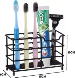 Merkloos Waal - Tandenborstelhouder - Tandenborstel Doosje - Tandenborstel Koker - Industrieel - Zwart - RVS 12 Merkloos Waal - Tandenborstelhouder - Tandenborstel Doosje - Tandenborstel Koker - Industrieel - Zwart - RVS -Badkamer Product Winkel 1162x1200 6