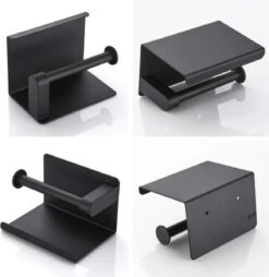 Toiletrolhouder - Wc Rol Houder Met Plankje - Inclusief Haakje - RVS - Waterbestendig - Zwart - Rheme 24 Toiletrolhouder - Wc Rol Houder Met Plankje - Inclusief Haakje - RVS - Waterbestendig - Zwart - Rheme -Badkamer Product Winkel 1166x1200 1