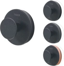 Tiger Urban - Handdoekhaak Groot (1x) - ø 5 Cm - Inclusief 2 Decorringen - Zwart -Badkamer Product Winkel 1169x1200 2