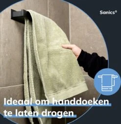 Sanics Handdoekrek Zwart 40 CM – Badkamer Of Keuken – Handdoekstang Zelfklevend – Handdoekhouder 18 Sanics Handdoekrek Zwart 40 CM – Badkamer Of Keuken – Handdoekstang Zelfklevend – Handdoekhouder -Badkamer Product Winkel 1171x1200 4