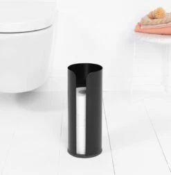 Brabantia ReNew Reserverolhouder - Matt Black -Badkamer Product Winkel 1176x1200 3
