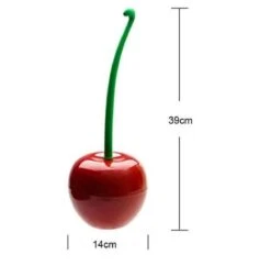 Merkloos WC-borstel Toiletborstel Cherry Kers Met Rode Borstel -Badkamer Product Winkel 1176x1200 4