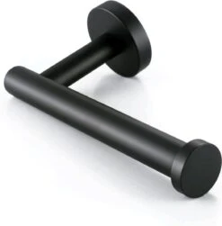 Design Toiletrolhouder - WC Rolhouder - RVS Mat Zwart - Incl. Schroeven -Badkamer Product Winkel 1182x1200 1