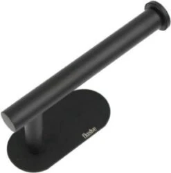 Flusive Toiletrolhouder Met 4 Handdoekhaakjes - Wc Rolhouder - Zelfklevend Zonder Boren - RVS - Zwart -Badkamer Product Winkel 1187x1200 1