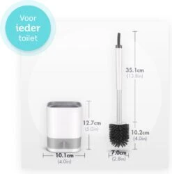 WC Borstel - Toiletborstel - WC Borstel Met Houder - Siliconen Toiletborstel - Vrijstaand Of Hangend - Slimme Lekbak - Optimale Hygiëne -Badkamer Product Winkel 1187x1200 4