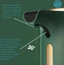 Green Lush Comfort - Automatische Zeepdispenser Voor Desinfecterende Gel - Desinfectie Dispenser - No Touch Zeep Pomp - Handsfree Zeeppomp Elektrisch - Sensor - Hygiënisch - Keuken - Badkamer - Toilet 9 Green Lush Comfort - Automatische Zeepdispenser Voor Desinfecterende Gel - Desinfectie Dispenser - No Touch Zeep Pomp - Handsfree Zeeppomp Elektrisch - Sensor - Hygiënisch - Keuken - Badkamer - Toilet -Badkamer Product Winkel 1187x1200 8