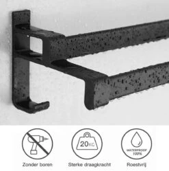 Merkloos Cgoods Handdoekrek Dubbele Stang Zonder Boren - Handdoekrek Badkamer - Handdoekhouder - Handdoekstang - 60CM 15 Merkloos Cgoods Handdoekrek Dubbele Stang Zonder Boren - Handdoekrek Badkamer - Handdoekhouder - Handdoekstang - 60CM -Badkamer Product Winkel 1188x1200 1