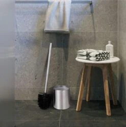 Merkloos Toiletborstel RVS - Wcborstel Rvs - RVS Toiletborstel In Houder - Toiletborstelhouder - Wc Borstel - Toiletborstel Met Houder Vrijstaand - RVS Geborsteld -Badkamer Product Winkel 1191x1200 5