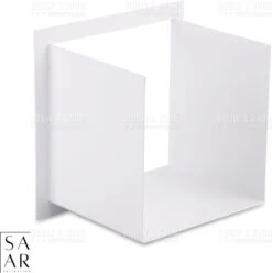 SAAR -Inbouw Toilet Reserve Rolhouder RVS - Met - MAT WIT - Inzetstuk , (uitneembaar) -72 X 20 X 13 Cm - Inbouwdiepte 12 Cm -Badkamer Product Winkel 1193x1200 1