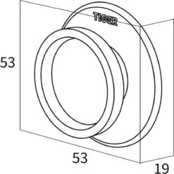 Tiger Tess - Handdoekhaken - Zwart (2 Stuks) -Badkamer Product Winkel 1196x1200 6