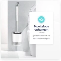 WC Borstel - Toiletborstel - WC Borstel Met Houder - Siliconen Toiletborstel - Vrijstaand Of Hangend - Slimme Lekbak - Optimale Hygiëne -Badkamer Product Winkel 1199x1200 2