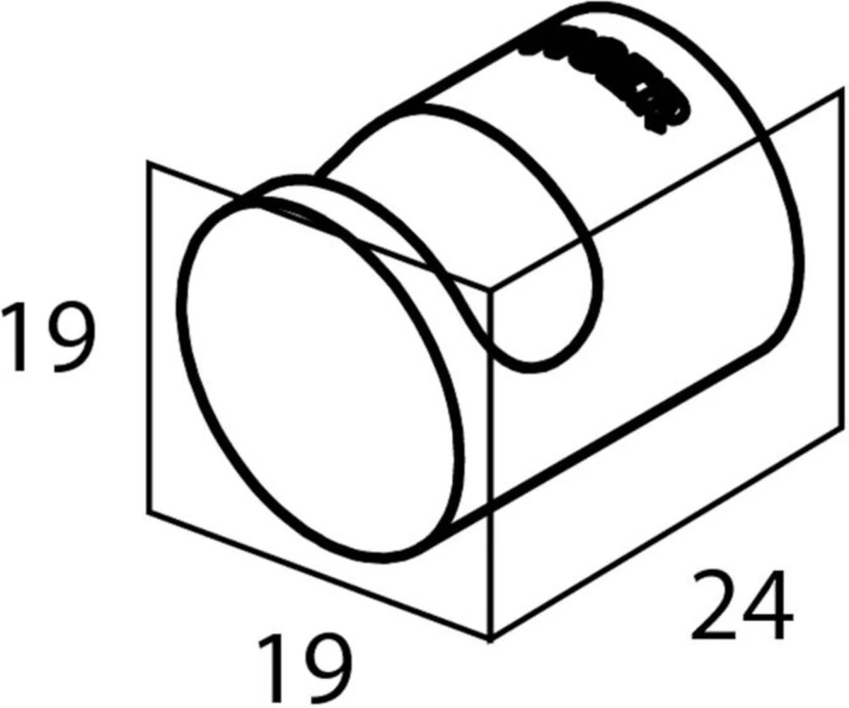 Tiger Bold - Handdoekhaken Klein - ø 1,9 Cm - 2 Stuks - Zwart 4 Tiger Bold - Handdoekhaken Klein - ø 1,9 Cm - 2 Stuks - Zwart - Afbeelding 2