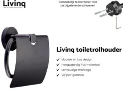 Toiletaccessoireset Zwart 3-delig - Luxe Toilet Set - Toiletborstel Met Houder - Toiletrolhouder Met Klep - Handdoekhaak 11 Toiletaccessoireset Zwart 3-delig - Luxe Toilet Set - Toiletborstel Met Houder - Toiletrolhouder Met Klep - Handdoekhaak -Badkamer Product Winkel 1200x1008 3