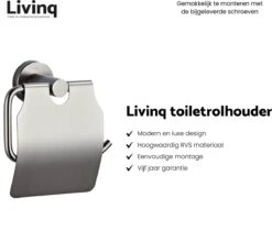 Toiletaccessoireset Gun Metal 4-delig - Luxe Toilet Set - Toiletborstel Met Houder - Toiletrolhouder Met Klep - Reserverolhouder - Handdoekhaak - Gunmetal Badkamer Accessoires -Badkamer Product Winkel 1200x1019 1