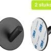 Handdoekhaakjes Zelfklevend - Zwart - Haakjes Handdoek 2st - Badkamer & Keuken 1 Handdoekhaakjes Zelfklevend - Zwart - Haakjes Handdoek 2st - Badkamer & Keuken -Badkamer Product Winkel 1200x1027