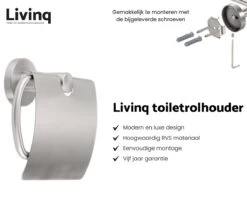 Toiletaccessoireset RVS 4-delig - Luxe Toilet Set - Toiletborstel Met Houder - Toiletrolhouder Met Klep - Reserverolhouder - Handdoekhaak - Zilver - Toiletset 11 Toiletaccessoireset RVS 4-delig - Luxe Toilet Set - Toiletborstel Met Houder - Toiletrolhouder Met Klep - Reserverolhouder - Handdoekhaak - Zilver - Toiletset -Badkamer Product Winkel 1200x1044