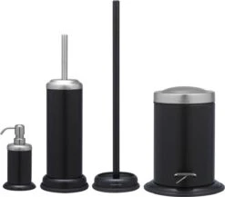 Sealskin Acero Reserverolhouder Vrijstaand - Zwart -Badkamer Product Winkel 1200x1056