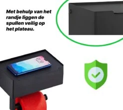 SHATY® WC Rolhouder - Toiletrolhouder - Opbergvak - Bakje - Plankje - Zonder Boren- WC Papier Houder - Toilet Papier Houder - Zwart - Badkameraccessoire - Toiletaccessoire - Inclusief Handoekhaak 15 SHATY® WC Rolhouder - Toiletrolhouder - Opbergvak - Bakje - Plankje - Zonder Boren- WC Papier Houder - Toilet Papier Houder - Zwart - Badkameraccessoire - Toiletaccessoire - Inclusief Handoekhaak -Badkamer Product Winkel 1200x1069