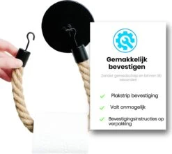 Jelta - Toiletrolhouder Zonder Te Boren - Zwart - Wc Rolhouder - Zuignap -Badkamer Product Winkel 1200x1072