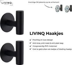 Toiletset Zwart 4-delig - Toiletaccessoireset - Toiletborstelhouder - Toiletrolhouder - Reserverolhouder - Handdoekhaakjes - RVS - Toilet Accessoires Set - Badkamer -Badkamer Product Winkel 1200x1078 3