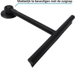 Douche Wisser Met Zuignap - Zwart - Raam Wisser - Raam Trekker - Badkamer Trekker - Badkamer Wisser 15 Douche Wisser Met Zuignap - Zwart - Raam Wisser - Raam Trekker - Badkamer Trekker - Badkamer Wisser -Badkamer Product Winkel 1200x1087 13