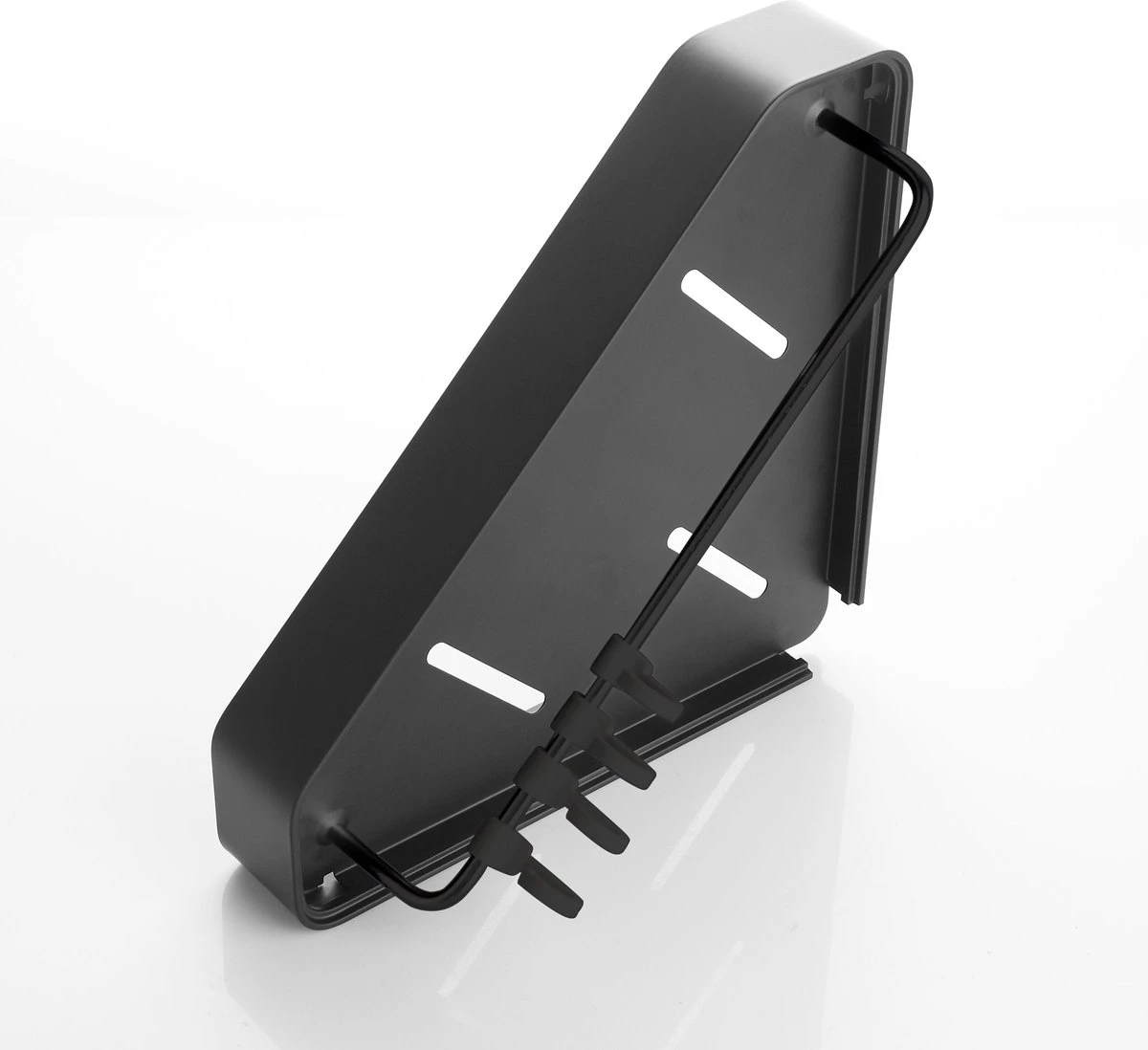 Cgoods Doucherek 2 Laags - Doucherek Zonder Boren - Doucherekje - Douchemandje - Badkamerrek - Badkamer Accessoires - Zwart 10 Cgoods Doucherek 2 Laags - Doucherek Zonder Boren - Doucherekje - Douchemandje - Badkamerrek - Badkamer Accessoires - Zwart - Afbeelding 9