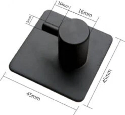Merkloos Handdoekhaak Set Van 4 Stuks Zonder Boren RVS Zwart Vierkant Zelfklevend Badjas Theedoek Hanger Keuken Badkamer Handdoek Haakjes 24 Merkloos Handdoekhaak Set Van 4 Stuks Zonder Boren RVS Zwart Vierkant Zelfklevend Badjas Theedoek Hanger Keuken Badkamer Handdoek Haakjes -Badkamer Product Winkel 1200x1100