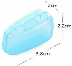 Merkloos 5x Tandenborstel Kapjes - Tandenborstel Beschermer - Opberg Doosje Tandenborstel - Tandenborstel Protector - Borstelbescherming - Tandenborstel Koker -Plastic Kapje - Kleur -Badkamer Product Winkel 1200x1101 1