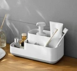 Tandenborstelhouder Badkamer – Elektrische Tandenborstel Houder - Tandenborstel - Make Up Organizer - Desk Organizer - Bureau Organizer - Opbergbox - Wit -Badkamer Product Winkel 1200x1108 6