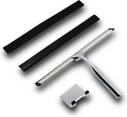 Douchewisser Met Ophanghaak En 2 Extra Strips - Raamwisser Voor Douche - Raamtrekker Chroom 25 Douchewisser Met Ophanghaak En 2 Extra Strips - Raamwisser Voor Douche - Raamtrekker Chroom -Badkamer Product Winkel 1200x1109 1