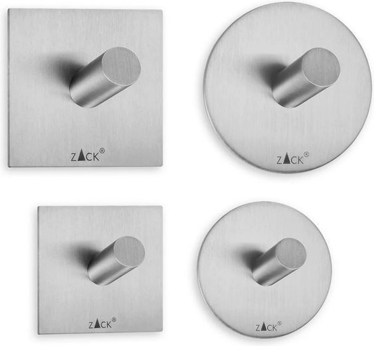 ZACK Duplo - Handdoekhaak Zelfklevend - Rond 4 ZACK Duplo - Handdoekhaak Zelfklevend - Rond - Afbeelding 2