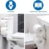 Wonderworker Clever - Hangende RVS Toiletpapier Houder - WC Rolhouder Hangend Verchroomd - Closetrolhouder - Reserverolhouder - WC Rol Houder - Dubbele Closetrolhouder - Zonder Boren & Schroeven - Geschikt Voor Toiletpot/Over De Deur - Verchroomd -Badkamer Product Winkel 1200x1114 2