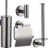 Toiletaccessoireset Gun Metal 4-delig - Luxe Toilet Set - Toiletborstel Met Houder - Toiletrolhouder Met Klep - Reserverolhouder - Handdoekhaak - Gunmetal Badkamer Accessoires -Badkamer Product Winkel 1200x1115 2