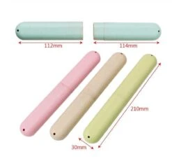 Merkloos Tandenborstel - Reis Koker - Tandenborstel Houder - Beschermer - Opberg - Case - Reizen - Blauw - 1 Stuk -Badkamer Product Winkel 1200x1117 2