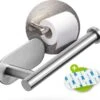 Toiletrolhouder Zonder Boren - Zilver - RVS WC Rolhouder Zelfklevend 1 Toiletrolhouder Zonder Boren - Zilver - RVS WC Rolhouder Zelfklevend -Badkamer Product Winkel 1200x1132